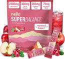 Nello Superbalance Hormonal Support Drink Mix, SRI-81 Shatavari, Myo-Inositol, Rhodiola Rosea, Vitamin C, Magnesium, Theobromine (20 Servings, Blueberry Acai) Infinity Warehouse