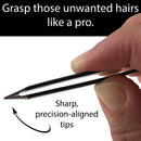 Zizzili Basics Tweezer Set - Limited Edition Ombre - Classic + Mini Slant - Best Tweezers for Eyebrow, Facial Hair Removal and your Precision Needs Zizzili Basics
