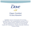 Dove Men+Care Antiperspirant Dry Spray Deodorant for Men Clean Comfort 48 Hour Sweat and Body Odor Protection 3.8 oz 3 Count DOVE MEN + CARE