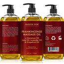 Stretch Mark and Scar Frankincense Massage Oil by Majestic Pure, for Softer & Smoother Skin - Visibly Reduces Appearances of Scars and Stretch Marks - 8 fl oz MAJESTIC PURE
