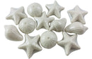 Nautical Sea Shell Soap Set One Dozen Novelty Beach Seashell Shapes in White, Pack of 12 Westman Works