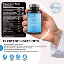 NAD HIM NAD Supplement Nicotinamide Riboside Wellness Formula, Help Restore NAD Levels, Support Testosterone Levels, NAD Supplement for Men, Non-GMO Gluten-Free, 90 Capsules Infinity Warehouse