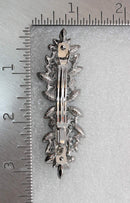 Faship Gorgeous Clear Rhinestone Crystal Flower Barrette Clip Faship