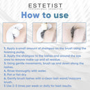 Eyelash Extension Shampoo & Brush - Gentle Aftercare Foaming Lash Cleanser Kit & Makeup Remover - For Home & Salon Use ESTETIST Store
