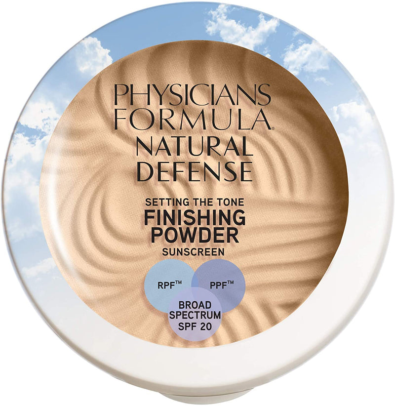 Physicians Formula Natural Defense Setting the Tone Finishing Powder SPF 20, Light, 0.35 Ounce, 1711354, 1711354, 1711354, 1711354 Physicians Formula