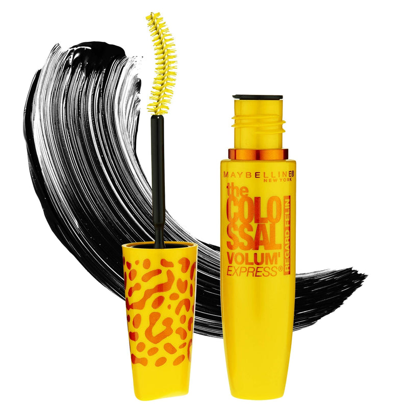 Maybelline New York Volume Express Colossal Cat Eyes Washable Mascara, Glam Black, 0.31 Fl Oz Maybelline New York