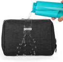 Large Makeup Bag Zipper Pouch Travel Cosmetic Organizer for Women and Girls (Large, Black) Narwey Store