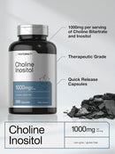 Horbaach Choline Inositol 1000mg Supplement | 200 Capsules | Non-GMO, Gluten Free Infinity Warehouse