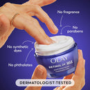 Olay Retinol Face Moisturizer, 24 MAX Anti-Aging Night Cream for Women, Fragrance-Free, Non Greasy - Anti-Wrinkle, Smooth Fine Lines, Tightening, Hydrating Skin Care - Peptides, Glycerin, 1.7 Oz Infinity Warehouse