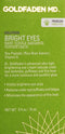 Bright Eyes Dark Circle Concentrate Brightening Eye Cream w/ Soy Peptide, Rice Bran Extract & Arnica | May Reduce Under Eye Darkness, Puffiness & Fine Lines for a More Youthful Glow 0.5 fl. oz. GOLDFADEN MD