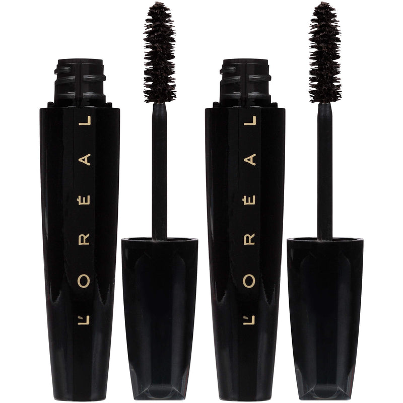 L'Oreal Paris Makeup Voluminous Extra Volume Collagen Plumping Mascara, Black, 0.34 Fl Oz, Pack of 2 L'Oreal Paris