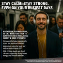 Magnesium Glycinate 1500mg with Ashwagandha 300mg + Vitamin D3 10,000 IU & K2 (MK-7) 200mcg – Stress Relief, Calm Mood & Bone Support – High Absorption Vegan Capsules – Non-GMO Infinity Warehouse