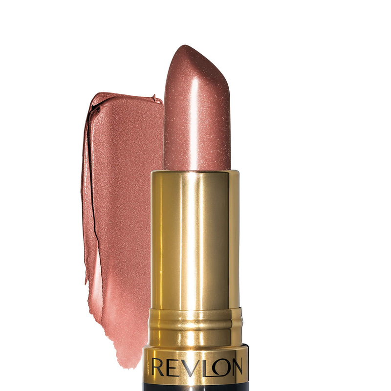 Revlon Super Lustrous Lipstick, High Impact Lipcolor with Moisturizing Creamy Formula, Infused with Vitamin E and Avocado Oil in Nude / Brown Pearl, Pink Pearl (030) REVLON