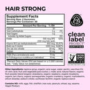 HUM Hair Strong Daily Hair Growth Gummies with Biotin, Zinc, Vitamin B12 to Support Growth, Folic Acid & Vitamin B12 Gummy Vitamins for Healthy Hair Support for Women and Men, 180 Gummies Infinity Warehouse