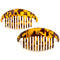 Camila Paris CP2877/2 Set of 2 French Hair Side Combs, Tokyo, Large Interlocking Combs Flexible Durable Strong Hold Hair Clips for Women, No Slip Styling Girls Hair Accessories, Made in France Camila