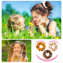 Jaolex 7-PACK Velvet Hair Scrunchies with Hidden Zipper Pocket- Stash Scrunchy Hair Ties Elastics Bobbles Hair Bands Bobble Scrunchy for Women, VSCO Girls and Teen Jaolex