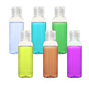 Plastic Travel Bottles,100ml/3.4oz Empty Small Squeeze Bottle Containers for Toiletries With Flip Cap(6 Pack) YICTEK
