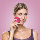 FOREO LUNA mini 3 Silicone Facial Cleansing Brush for All Skin Types Fuchsia, Ultra-hygienic, 30-sec Glow Boost Mode, 12 Intensities, 400 uses/USB Charge, App-connected, 2-year Warranty FOREO