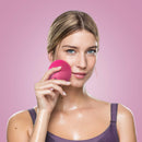 FOREO LUNA mini 3 Silicone Facial Cleansing Brush for All Skin Types Fuchsia, Ultra-hygienic, 30-sec Glow Boost Mode, 12 Intensities, 400 uses/USB Charge, App-connected, 2-year Warranty FOREO