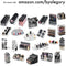 byAlegory (Set of 2) Acrylic Makeup Finger Nail Art Tool Organizer 26 Spaces For Storing Beauty Nail Art Kit Tools - Clear BY ALEGORY