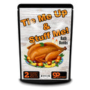 Tie Me Up and Stuff Me Turkey Bath Bombs - XL Root Beer Fizzers for Adults - Handcrafted, Made in America, 2 Count Gears Out