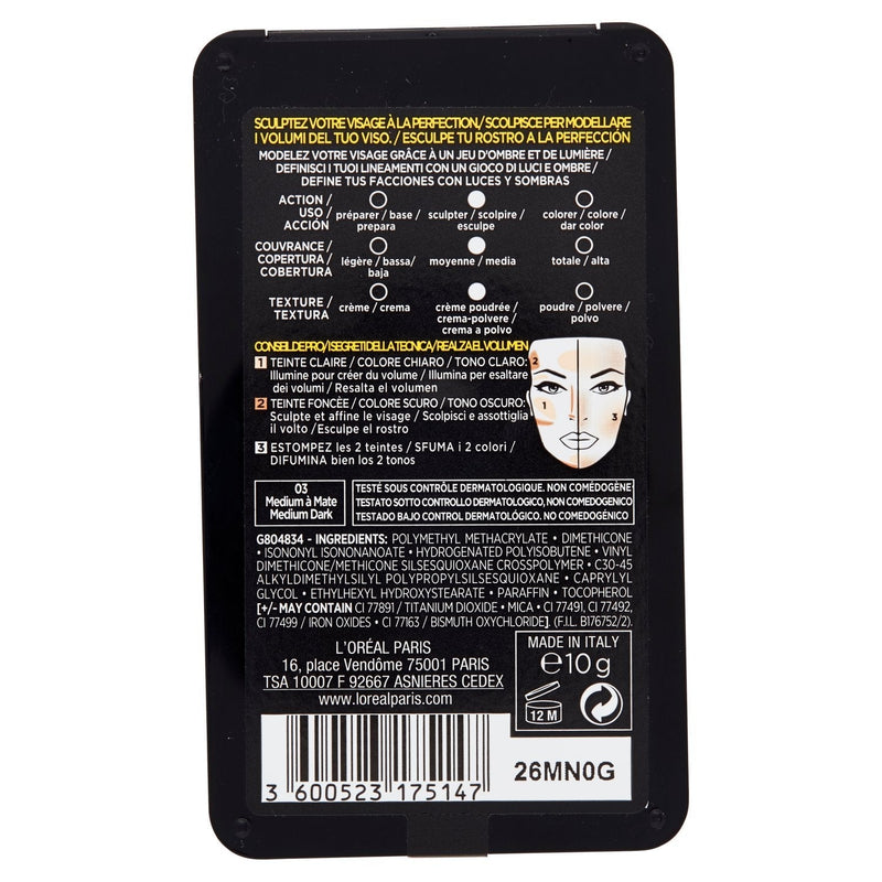 Sculpt Infail Palet NU FR / IT / ES 03 L'Oreal Paris