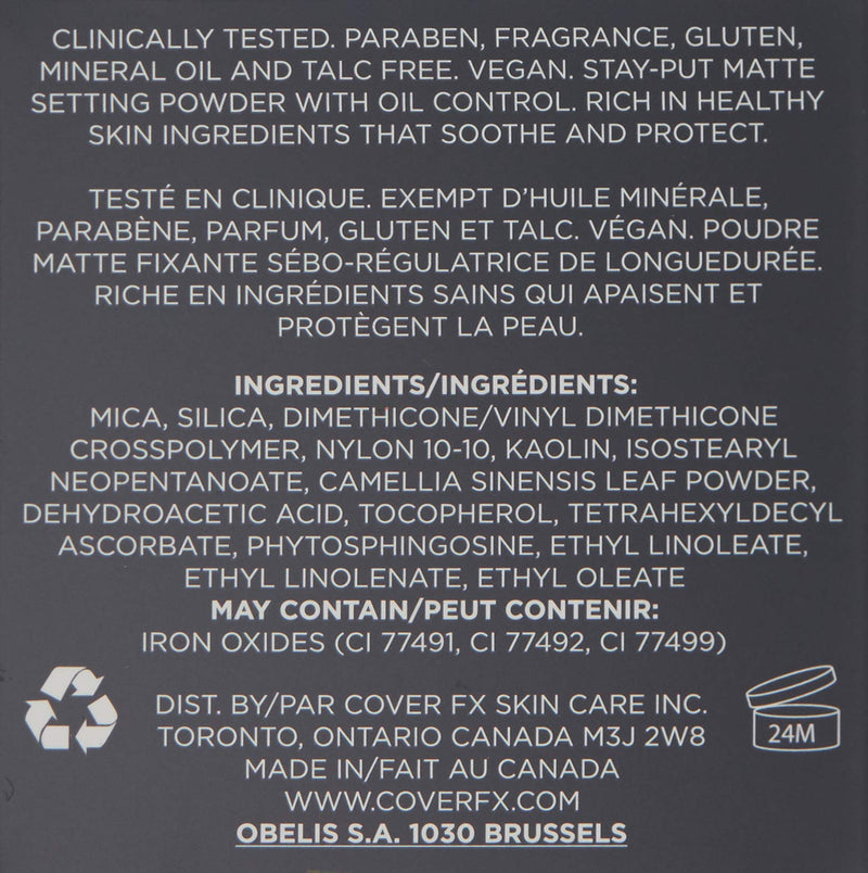 COVER FX Matte Setting Powder, 0.35 oz Cover FX