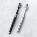 Oral-B Clic Manual Toothbrush, Chrome White, with 1 Bonus Replacement Brush Head and Magnetic Toothbrush Holder Oral-B Store