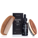ZilberHaar Beard Oil + Pocket Beard Brush with Stiff Bristles Bundle ZilberHaar