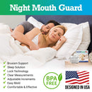 Intelliguard Pro Dental Mouth Guard - Bruxism Nighttime Sleep Mouthguard for Grinding Teeth - Night Guard for Clenching & Gnashing - Moldable & Adjustable - Soft, Thin & Comfortable Intelliguard