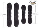 Styla Hair Black Magic Hair Bun Maker 4 Pack (2 Small, 2 Large) Foam Sponge Buns Shaper Accessories Strong Flexible Reusable Bun Twister for Updo’s, Ballet Buns, French Twist, Waves & more! Styla Hair