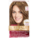 L'Oreal Paris Excellence Creme Permanent Hair Color, 6G Light Golden Brown, 100 percent Gray Coverage Hair Dye, Pack of 1 L'Oreal Paris