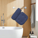 AEROiVi Bathtub Pillow Headrest Bath Pillows for Tub Neck and Back Support with Non Slip Suction Cups Spa Bath Cushion Dark Blue AEROiVi
