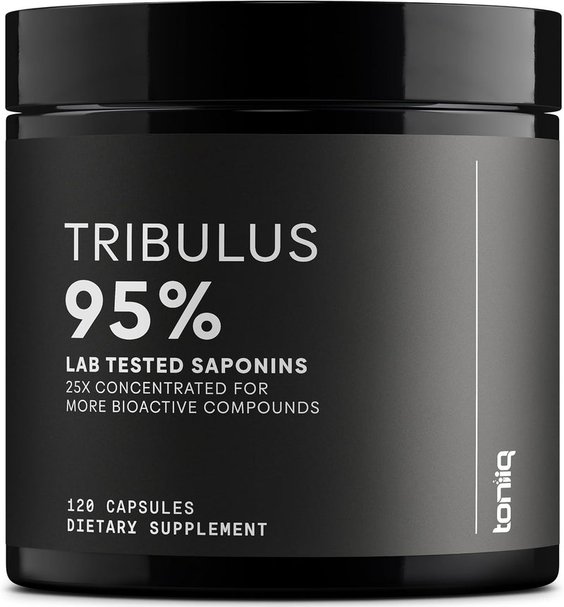 Tribulus Terrestris for Men - Ultra High Potency 25:1 Extract with 95% Saponins - 1300mg Pure & Concentrated Formula - Third-Party Lab Tested for Purity & Quality - 240 Capsules Infinity Warehouse