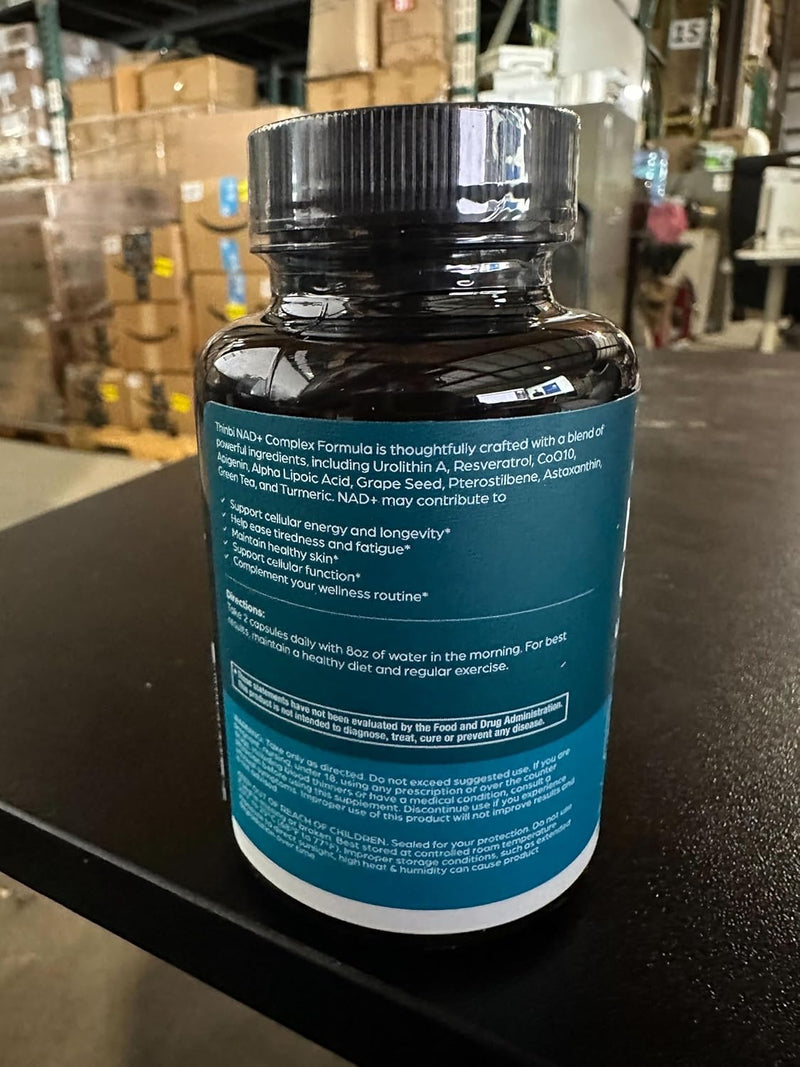 NAD Supplement 8457 mg Extra Strength NMN Alternative Liposomal + Green Tea for Women & Men w/ Urolithin A, Resveratrol, CoQ10, Alpha Lipoic Acid – Energy Anti-Aging,Cell Regeneration –30-Day Supply Infinity Warehouse