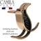 Camila Paris CP2417 French Hair Clip for Women, Burgundy 3 Teeth Ponytail Holder, Girls Hair Claw Clips Jaw Fashion Durable Styling Hair Accessories for Women, Strong Hold No Slip Grip, Made in France Camila