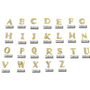 NAILDROBE 26 Letter Alphabet Nail Charms (A to Z) with BONUS Reusable Tube Storage Container naildrobe