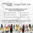 Moisturizing Organic Shea Butter Bar Soap | Naturally Nourishes Skin with Coconut Oil & Olive Oil | Handcrafted in USA (Sandalwood, 1 Bar) Hemlock Park