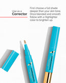 Veil Cosmetics | Complexion Fix Concealer | Shade 2N Light Neutral | Multi-Use Leakproof Pen | Oil-Free, Liquid, Concealer, Highlighter & Corrector | Vegan | Cruelty, Paraben, & Fragrance Free Veil Cosmetics