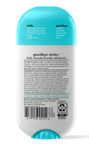 Hello Activated Charcoal Clean + Fresh Deodorant for Women + Men - Aluminum Free, No Baking Soda, Parabens, or Sulfates, 24 Hour Protection, 2.6 Ounce Hello Oral Care