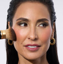 LAURA GELLER NEW YORK Retractable Black Kabuki Brush for Liquid, Cream and Powder Face Makeup With Aluminum Handle Infinity Warehouse