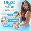 Exfoliating Brush, Ingrown Hair and Razor Bumps Treatment for Women, Keratosis Pilaris KP Body Exfoliator Brush for Bikini, Legs, Arms - Anti-Slip Solution by Dylonic Dylonic