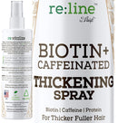 Biotin Hair Thickening Spray for Hair Growth Spray NATURAL Hair Thickener for Fine Hair Volume Spray for Fine Hair Volumizer for Hair Spray Color Safe - BIOTIN & CAFFEINE - Get Thicker Hair in Seconds Paisle Botanics