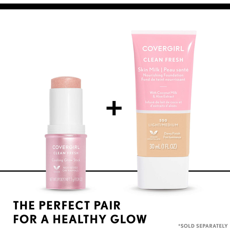 COVERGIRL, Clean Fresh Skin Milk Foundation, Light/Medium, 1 Count COVERGIRL Store