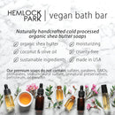 Moisturizing Organic Shea Butter Bar Soap | Naturally Nourishes Skin with Coconut Oil & Olive Oil | Handcrafted in USA (Blood Orange Sage, 1 Bar) Hemlock Park Store