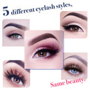 Arishine Magnetic Eyelashes with Eyeliner - Magnetic Eyeliner and Magnetic Eyelash Kit - Eyelashes With Natural Look - Comes With Applicator - No Glue Needed Arishine Store