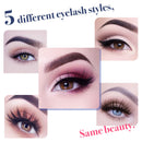 Arishine Magnetic Eyelashes with Eyeliner - Magnetic Eyeliner and Magnetic Eyelash Kit - Eyelashes With Natural Look - Comes With Applicator - No Glue Needed Arishine