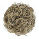 ROSEBUD Chignon Hairpiece Curly Bun Extensions Scrunchie Updo Hair Pieces Synthetic Combs in Messy Bun Hair Piece for Women Rose bud