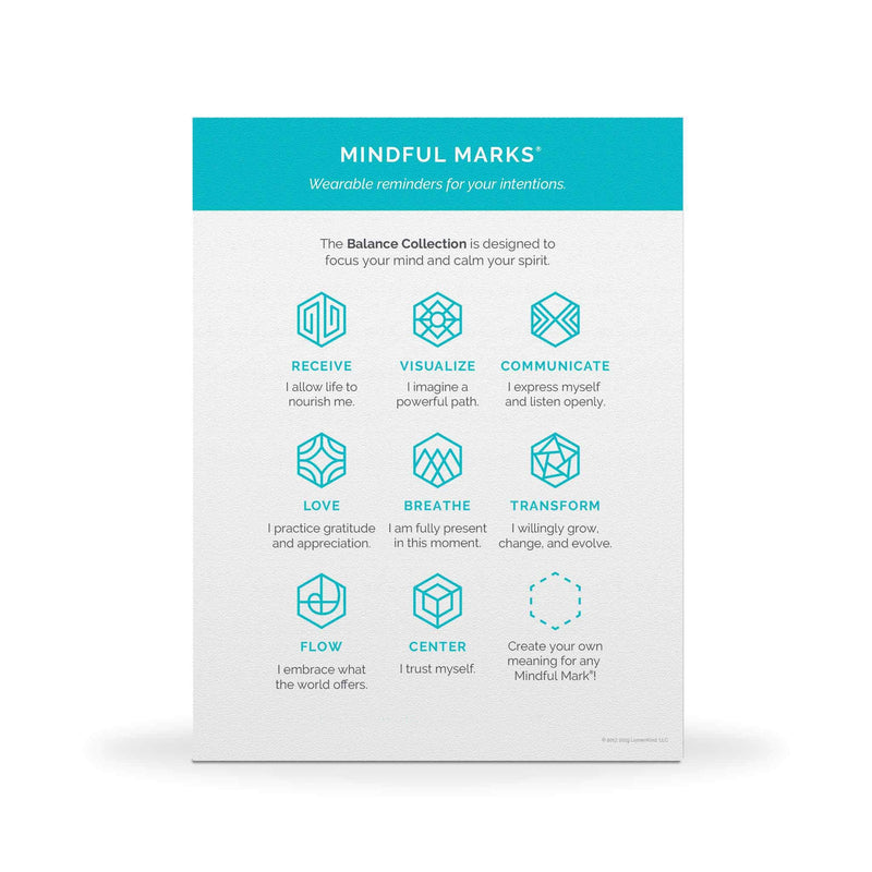 LumenKind, Mindful Marks (Gold) 31 Tiny Temp Tattoo Mindfulness Stickers - Wearable Reminders for your Intentions. Choose your Focus - Set your Intention - Renew your Commitment LUMENKIND