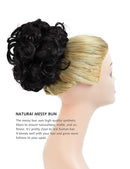 Yamel Messy Bun Scrunchie Chignon Hairpiece Updo Curly Bun Extension Combs in Messy Bun Hair Piece for Women Yamel